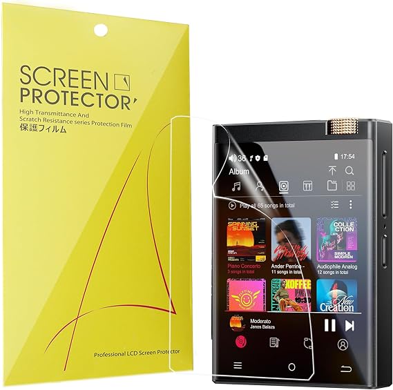 Lamshaw Compatible for Oilsky M308 Screen Protector, [6 Pack] Full Coverage TPU Clear Film Compatible for Oilsky M308 2.8-inch HiFi MP3 Player (6 Pack)