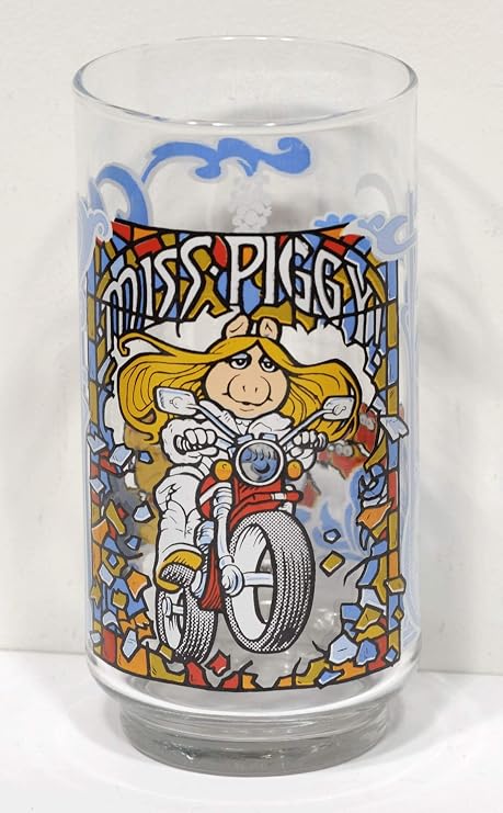 Miss PIGGY McDonald's Great Muppet Glass 1981