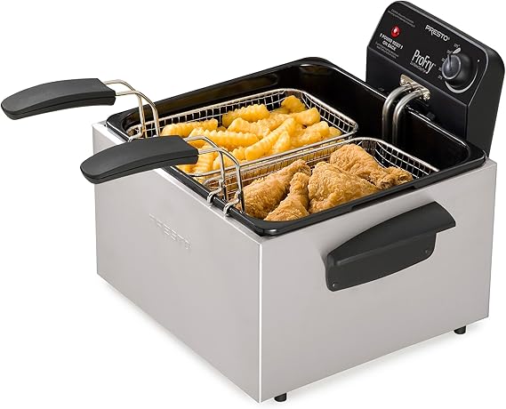 Presto 05466 Dual Basket Pro Fry Immersion Element Deep Fryer