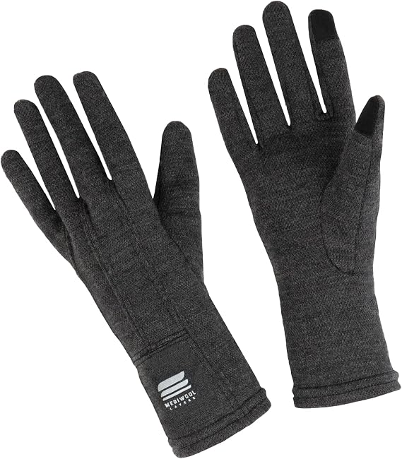 MERIWOOL Merino Wool Glove Liners - Touchscreen Compatible
