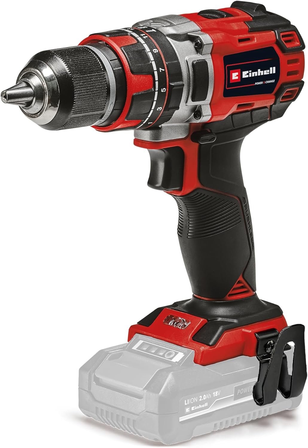 Einhell Professional Cordless Pulse Screwing TP-CD 1850 Li-i BL Solo Power X-Change 18V, Coal-Free, 50 Nm, Pulse Screwing Function, 2 Gears, 13 mm Chuck, battery not included - 4513942