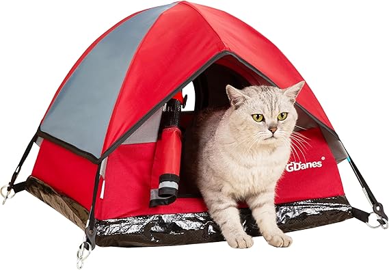 Pet House Portable Indoor/Outdoor Pet Tent for Cats and Small Dogs with Soft Mat