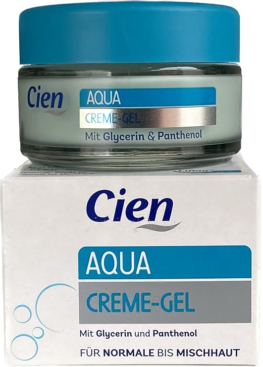 Cien Aqua Creme-Gel, with Glycerin and Panthenol - 50 mL