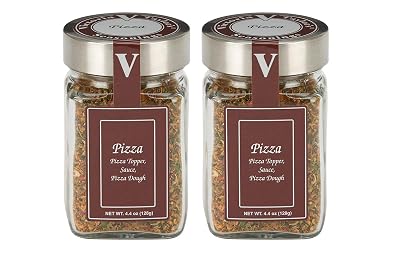 Pizza Seasoning 4.4 oz. Jar Pack of 2 Sprinkle it on any pizza or add to your favorite sauce, bruschetta or bread recipe. Enjoy the taste of Italy in every sprinkle!