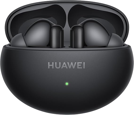HUAWEI FreeBuds 6i, Intelligent Dynamic ANC 3.0, Punchy Bass, Fast Charging, Longer Listening, Distraction-Free Calling, IP54 Sweat- and Water-resistance, Dual-Device Connection, Black