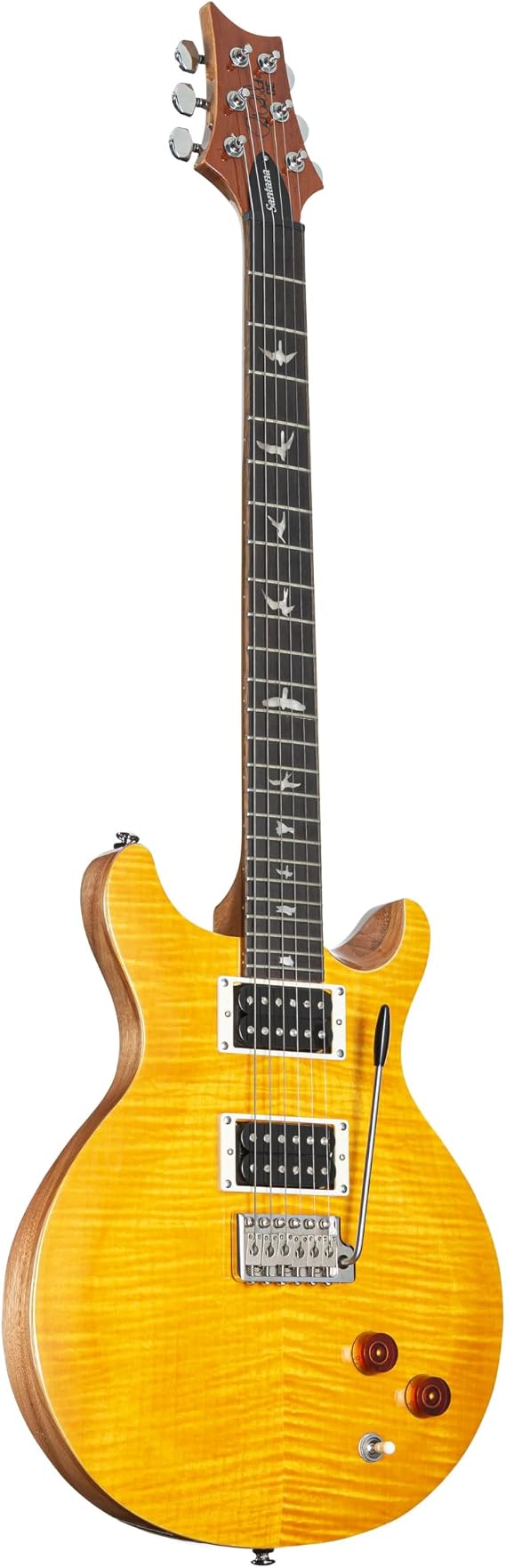 PRS Paul Reed Smith SE Santana Electric Guitar with Gig Bag, Santana Yellow