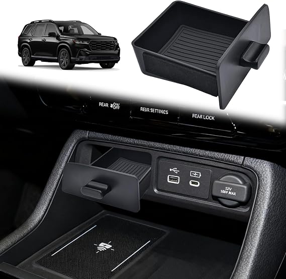 Center Console Storage Tray for 2023-2026 Honda Pilot & 2026 Passport