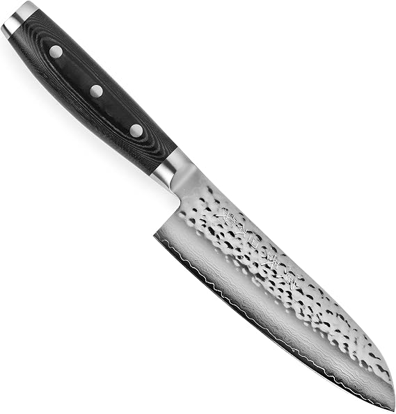 Enso HD 6.5" Santoku Knife - Made in Japan - VG10 Hammered Damascus Stainless Steel