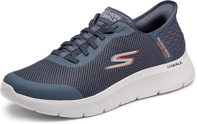 Skechers Men's Hands Free Slip-ins: Go Walk Flex Hands Up Sneaker, Gray, 7