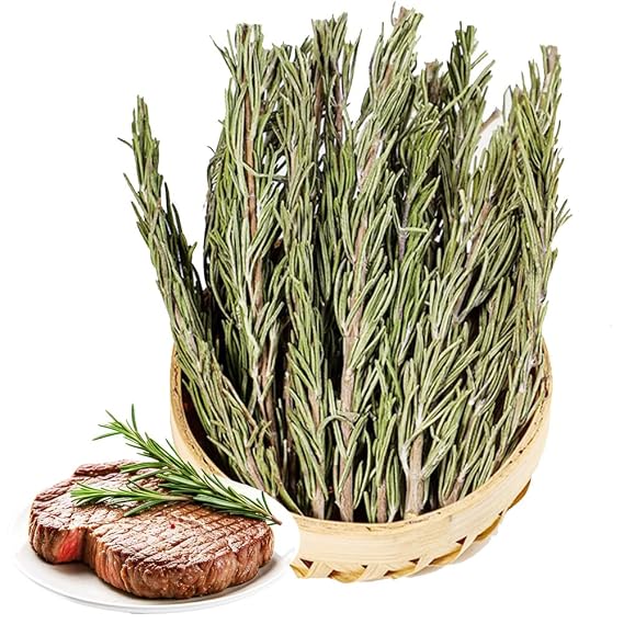 Dried rosemary branches 1.76oz,dried rosemary leaves | dried rosemary leaves,thyme,whole bottle of grilled meat pizza, decorative fried steak, Western seasoning, edible spices