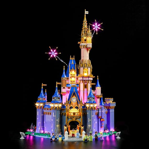YEABRICKS LED Light Lego-43222 For Disney Castle Building Block Model Lego set is not included