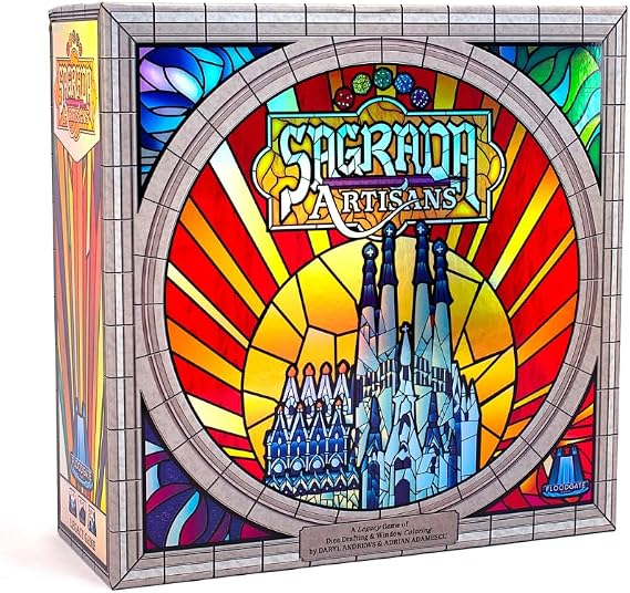 Sagrada Artisans - A Strategy Game Based on The Award-Winning Board Game, Sagrada! | Family Board Game for Kids & Adults | Ages 10 and Up | for 2 to 4 Players | Easy to Learn (Deluxe Edition)