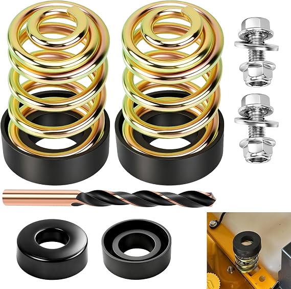 AMTHKNO 4 Set 422127-4 Mower Cap Seat Spring & 2 Set 283516 Compression Seat Springs Compatible with John D-eere Cub Cadet ZT1 Grass-Hopper Mower