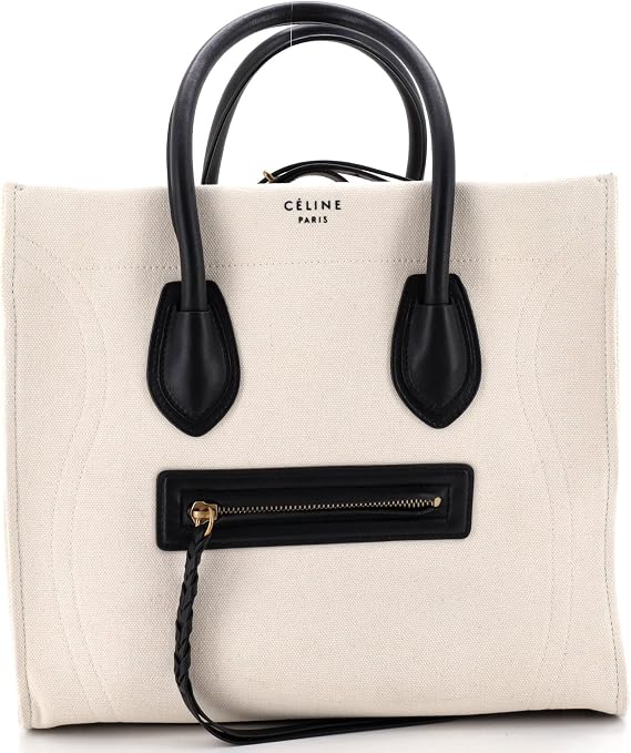 Pre-Loved Phantom Bag Canvas Medium, Neutral