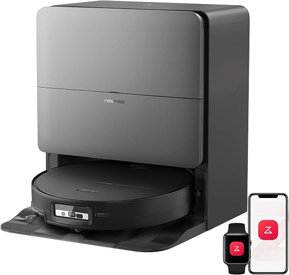roborock Saros 20 Sonic Robot Vacuum and Mop, 36000 Pa, 3.14 Ultra Slim