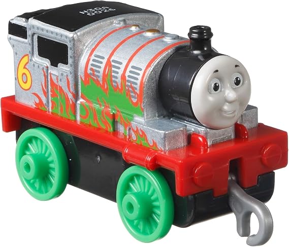 Thomas and Friends Adventures Percy Chrome with Green Flames GYV66 Metal Engine