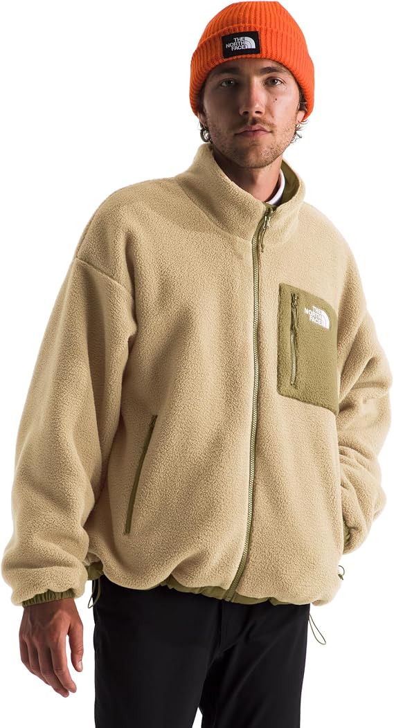 THE NORTH FACE Men's Yumiori Reversible Jacket | Water & Wind Resistant, Internal Cinch Cord, Elastic Cuffs & Zip Pockets
