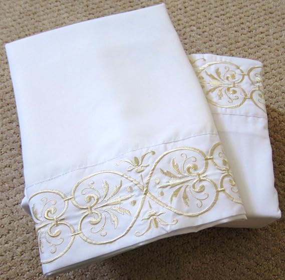 Luxury Regency Microfiber Embroidered Sheet Set
