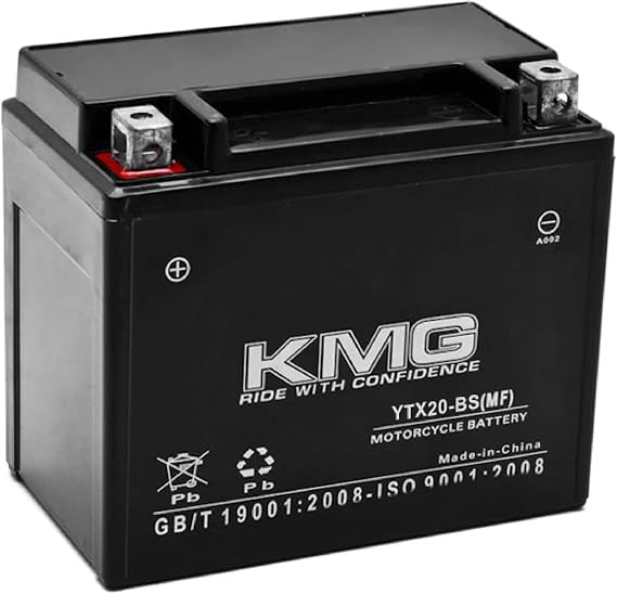 YTX20-BS Battery Compatible with S.O.S. Marine MFG All Models 0-2011 Sealed Maintenance Free 12V Battery High Performance OEM Replacement Powersport Motorcycle ATV Scooter Snowmobile Watercraft