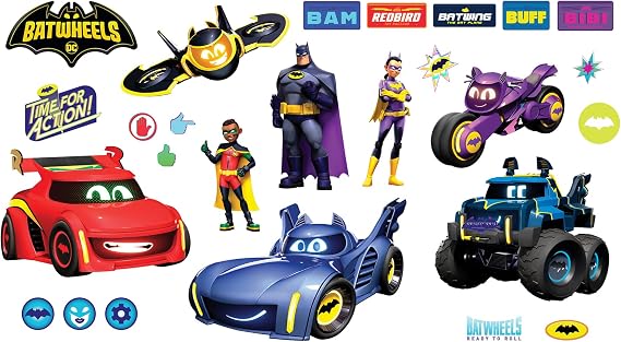 Batwheels Characters Wall Decals, RMDM5559