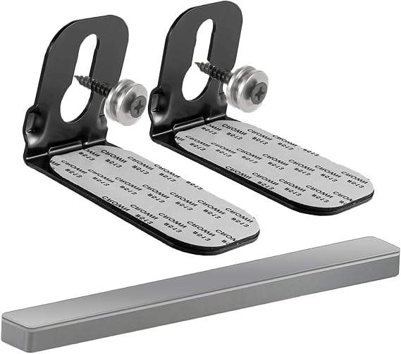 Universal Soundbar Wall Mount Bracket for Samsung, Polk Audio, Vizio, JBL, Bose, LG, Sony, Klipsch, ONN, Yamaha, TCL Sound Bar Brackets