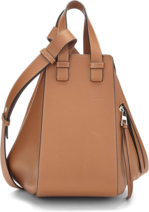 Pre-loved Brown Calfskin Hammock Bag Small, Brown