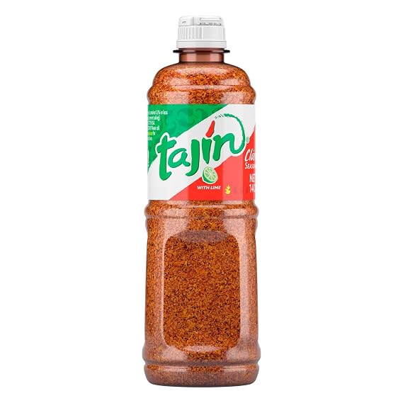 Tajin Clasico Seasoning, Authentic Mexican Chili Lime Spice Blend for Fruit, Snacks, Tacos, and Cocktails, Zesty Flavor Enhancer, 14 oz (Pack of 1)