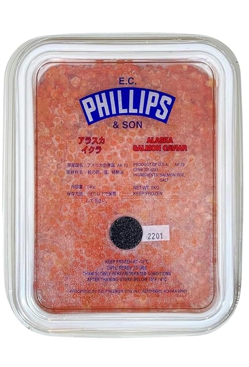 Salmon Red Caviar, Premium Chum Roe 2.2 lb | 1000 g