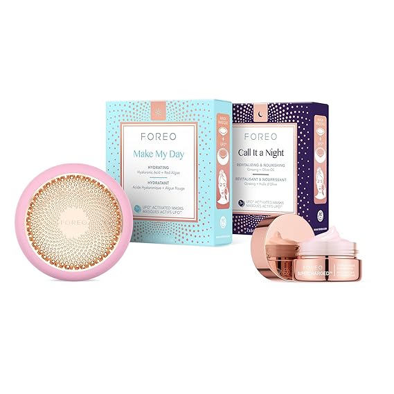 FOREO UFO 3 Face Moisturiser + 14 UFO Masks + Hydrating Night Mask