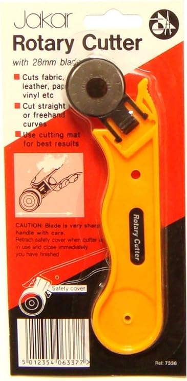 Jakar 28mm Large Rotary Cutter Quilters Sewing Fabric Craft Quilting Cutting Tool