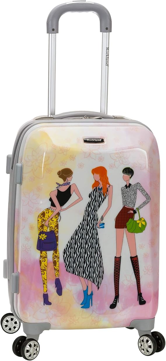 Rockland Vision Hardside Spinner Wheel Luggage, Fashion, Carry-On 20-Inch