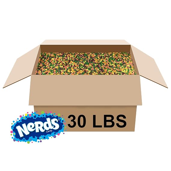 Nerds Candy, Rainbow, Bulk Bag, 30 Pounds
