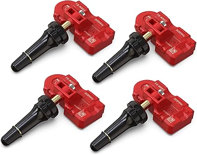 MORESENSOR Signature Series 315MHz TPMS Tire Pressure Sensor 4-Pack | Preprogrammed for Select 30 Japanese Brand Models | Replacement for 06421-S3V-A04 | Snap-in | NX-S015-SN-4
