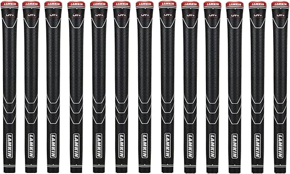 Lamkin UT+ Black Golf Grip Bundle (13 Piece), Midsize