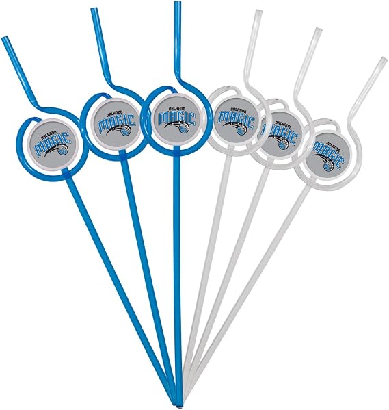 NBA Orlando Magic Six Pack Team Sip Sport Straws