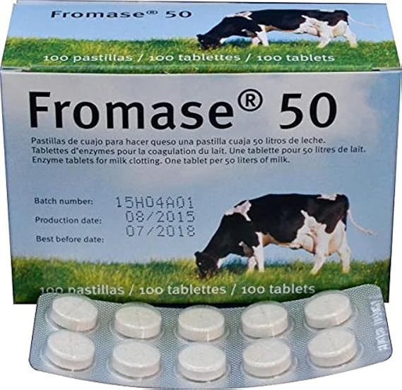 Fromase Rennet - One 10 Tab Slip Model: (Home & Kitchen)