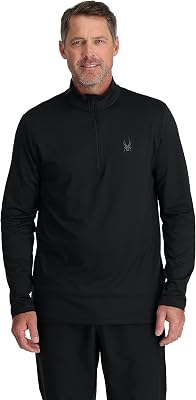 Spyder Mens Prospect Half Zip T-Neck Ski Base Layer