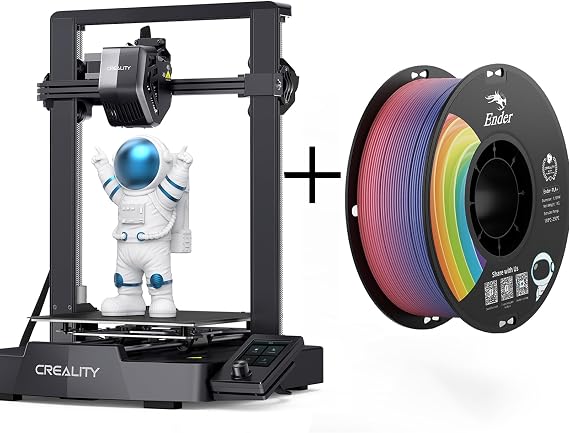 Creality Ender 3 V3 SE 3D Printer Bundle with PLA+ Filament Rainbow 1.75mm