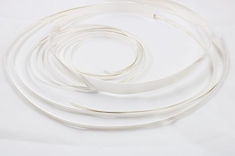 925 Sterling Silver Bezel Strip 1/2" x 24 Ga (12.7 x 0.51mm) 1FT CRAFT WIRE | 925 Sterling Silver Bezel Strip Wire, Authentic 925 Sterling Silver, Dead Soft, Bezel Strip by CRAFT WIRE