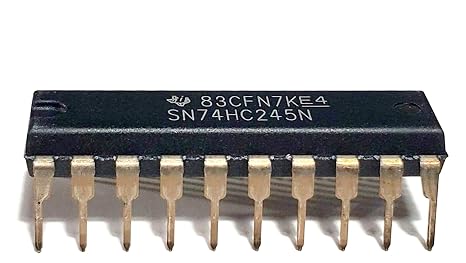 SN74HC245N SN74HC245 74HC245 Octal Bus Transceivers with 3-State Outputs Breadboard-Friendly IC DIP-20 (1 Piece)