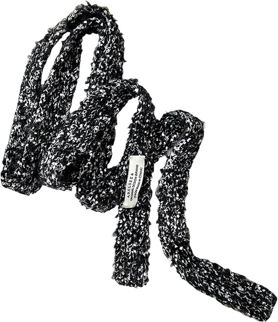 Knit Scarf for Women Long Skinny Belt Necktie Neck Scarf Girls Photo Props Long Neckerchief Skinny Scarf Necktie