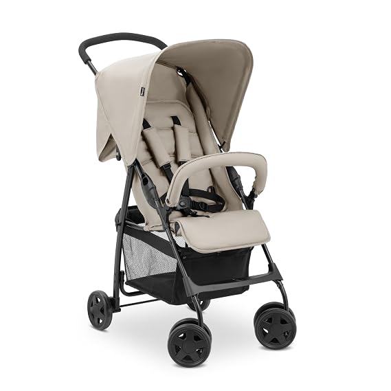 hauck Lightweight and Compact Travel Baby/Toddler Foldable Stroller, Sport, Beige