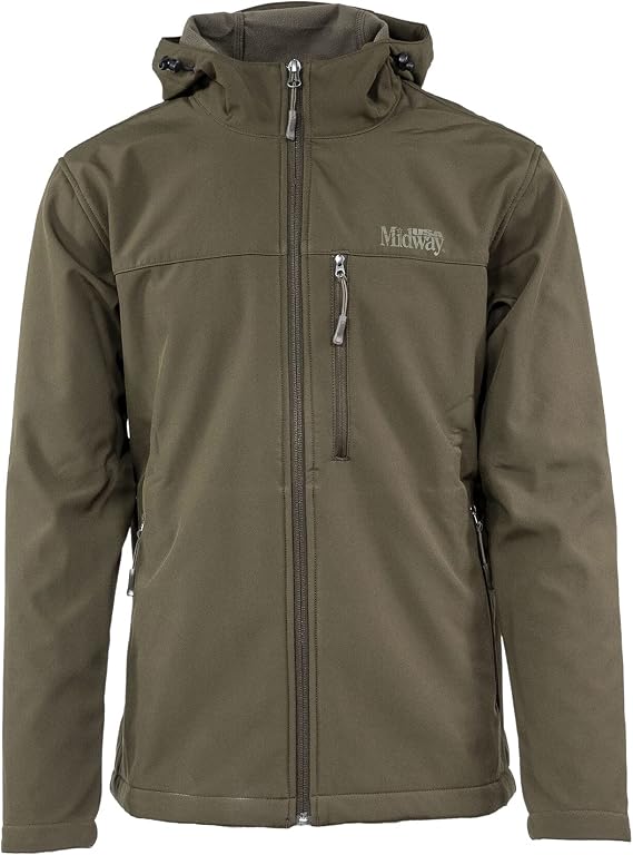MidwayUSA Men's Firesteel Hooded Softshell Jacket