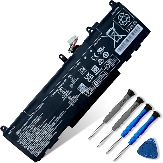 BX03XL Laptop Battery 56.04Wh Replacement for HP EliteBook 830 835 840 845 860 865 G11 ZBook Firefly 14 16 G11 Series BX03056XL HSTNN-OB3H N59733-AC1 HSTNN-AB1D N59733-B71 11.58V 4646mAh