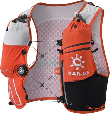 KAILAS FUGA AIR 8 IV Running Hydration Vest Hydration Pack Lightweight with Two TPU Water Bladders for Women Men Trail Cycling Hiking