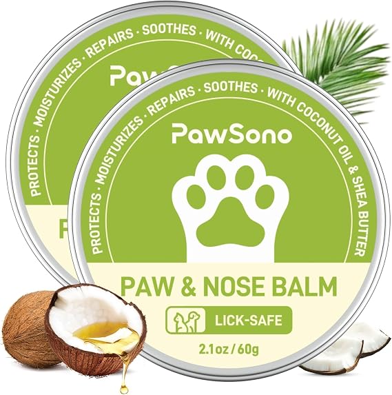PawSono Lick-Safe Dog Paw & Nose Balm with Coconut Oil