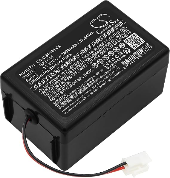 CS Cameron Sino 2600mAhReplacement New Battery for Cleanmaxx Smart Plus
