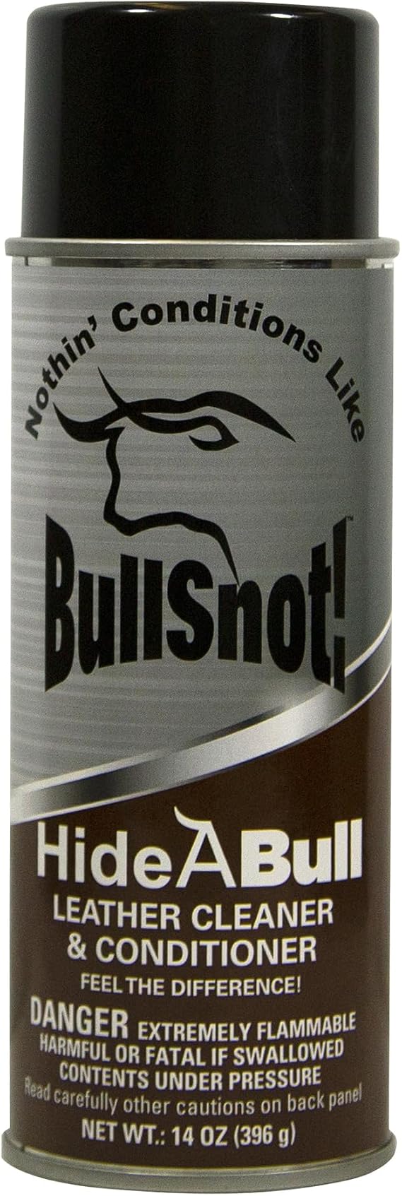 BullSnot HideABull Leather Cleaner & Conditioner Premium Care for Leather Furniture, Car Interiors, Apparel, Shoes, and More 14oz | For Leather Apparel, For Furniture, For Car Boat Truck
