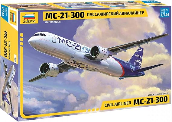 Zvezda Model Kit 7033 Civil Airliner MC-21-300