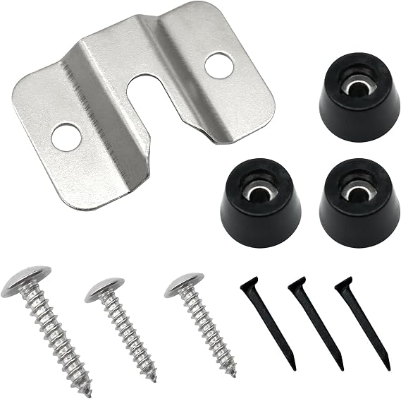 Quacc Dart Board Mounting Bracket Kit, with Screws, Nails and Stabilisers